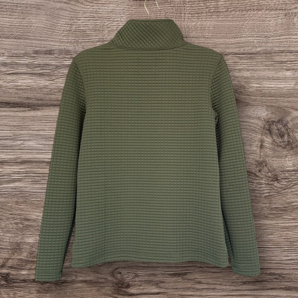 Dudley Stephens Smith Point Pullover Army Green Waffle XS NWT - Picture 7 of 9